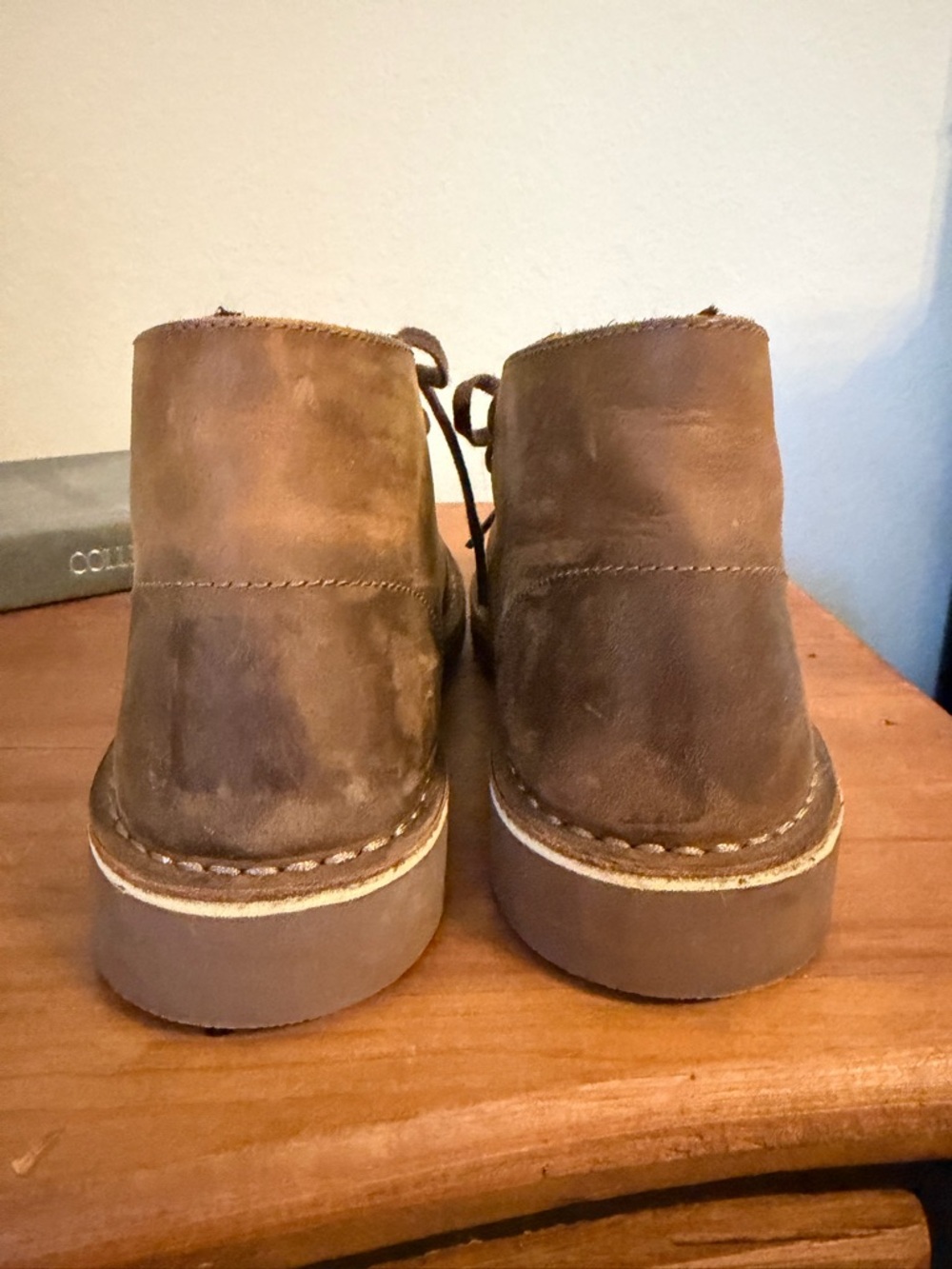 Clarks Women’s  Dark Brown Leather Chukka Boots - Picture 7 of 8